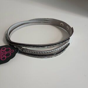 Paparazzi Cheaters Never Prosper Silver Urban Bracelet